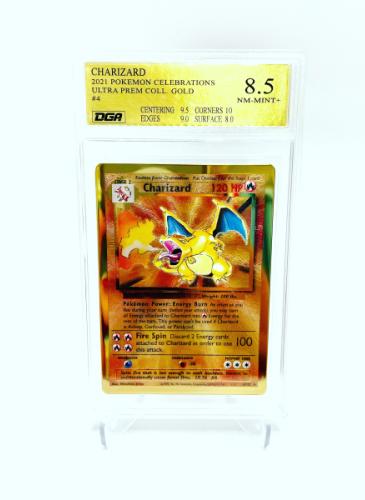 Trading Card Graded by Dynamic Grading Authority - Charizard Ultra Premium