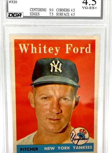 Sports Card Graded by Dynamic Grading Authority -1958 Topps - White Ford